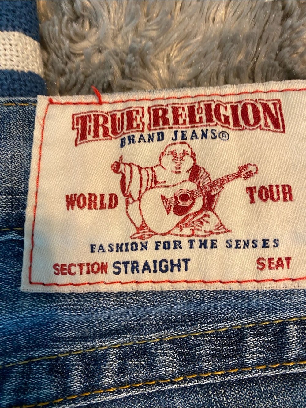 True Religion World Tour Section Straight Jeans Men’s 31 Denim